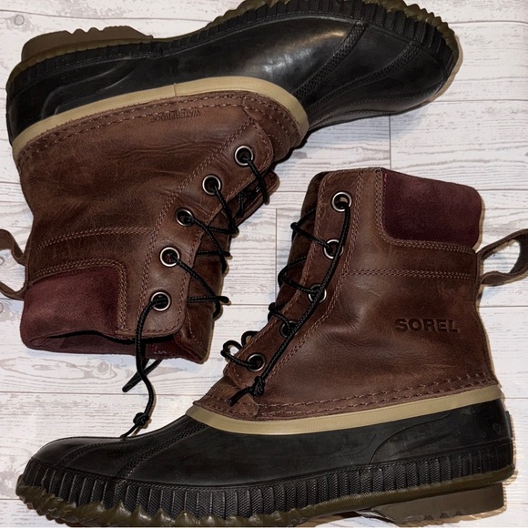 Sorel Other - SOREL Men’s Brown Waterproof Winter Boots Size 9.5